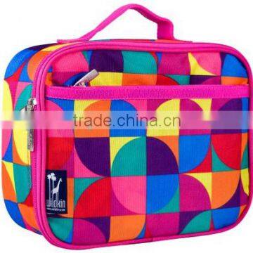 Durable Sturdy Insulated Lunch Bag With One Zippered Front Pocket