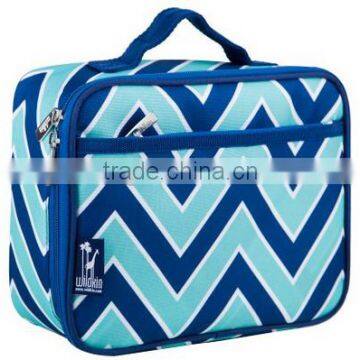 Durable Sturdy Insulated Lunch Bag With One Zippered Front Pocket