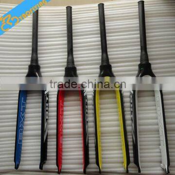 Hot selling yellow whiite blue red BXT carbon bicycle fork full carbon fork 29er,beautiful bicycle fork for DIY