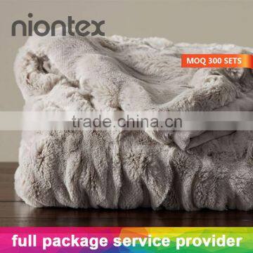 Luxury Wholesale Faux Fur Throw with Full Package Service for Home