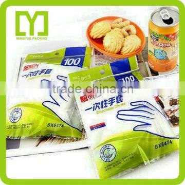 2015alibaba China Security Cheap Clear Customized Plastic Clear Disposable Plastic Gloves photo-3