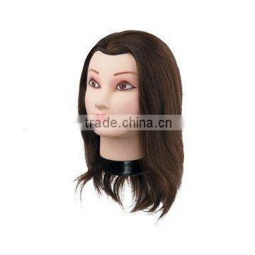 Human hair Training Head - Indian Remy Hair Mannequins