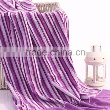 Violet Microfiber Towel, Towel for Bathroom photo-2