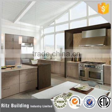 Melamine kitchen furniture with laminate counter top