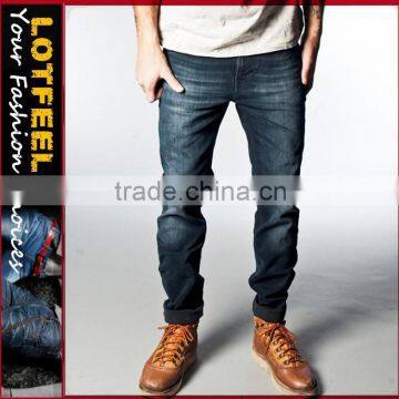 2015 new style fashion men jeans skinny denim man jeans pant jeans in dubai with price (LOTN098)