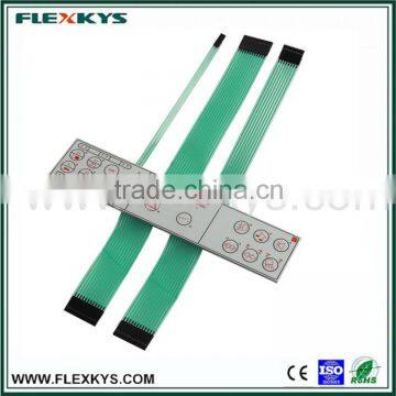Aluminium front plate printed circuit board PCB membrane switch