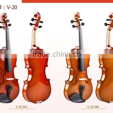 Handmade spruce & maple with case ,bow&rosin high gloss violin