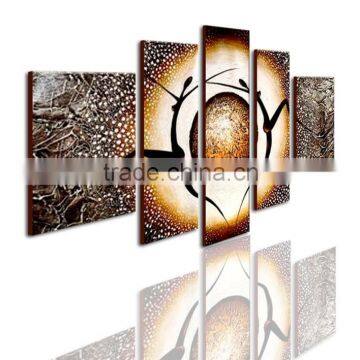 Free Sample Group Modern Oil Painting Acrylic Wall Decoration photo-3