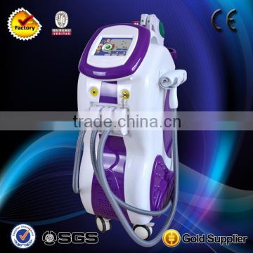 SHR remove unwanted hair permanentlyl rf face lift nd yag laser tattoo removal machine