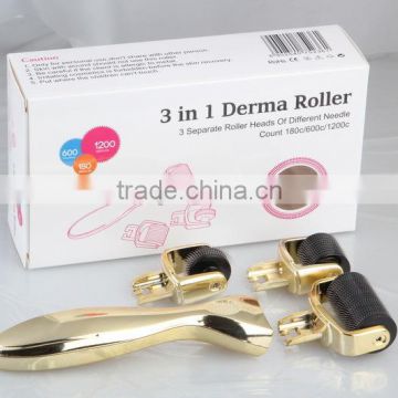 Factory Direct Sale 180/600/1200 Needles 3 in 1 DNS Dermaroller with CE