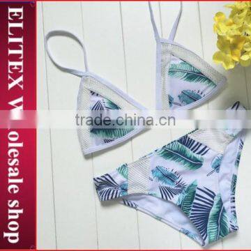 Wholesale Bohemia Fashion Leaf Sexy Latest Bikini Swimwear 2017
