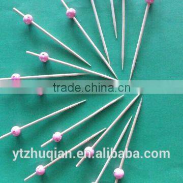 Wholesale Good Quality Beautiful Beaded Bamboo Skewers for Party