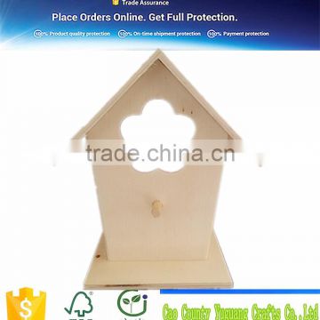 snall wooden bird house bird nest for public place