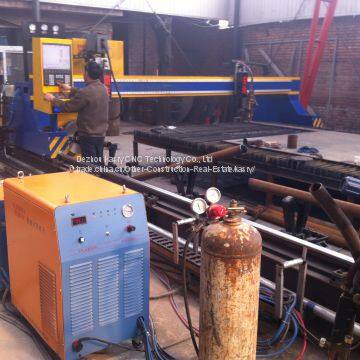 Gantry type metal sheet CNC cutting machine for metal plate with flame and plasma