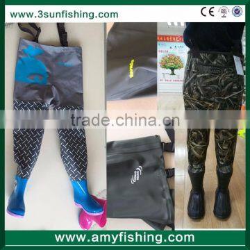 breathable waterproof children fishing wader and boots