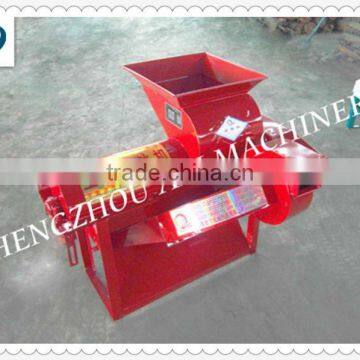 Small corn threshing and peeling machine