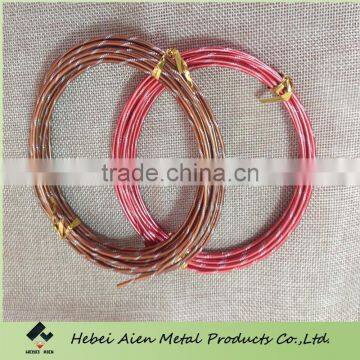 coloured aluminium wire