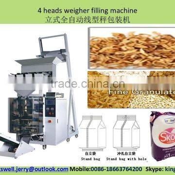 4 heads weigher filling machine