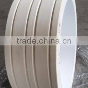 Groove Pattern Solid Tire With White Rim 10x4 photo-2