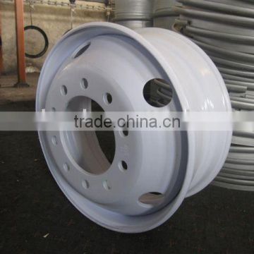 22.5 tubless wheels for Isuzu steelwheels