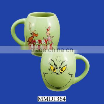 Dr Seuss Grinch Oval Mug