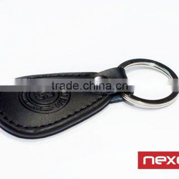 Logo Embossing MIFARE Classic 1K Rfid Key Fob Leather photo-2