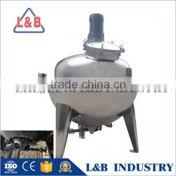 China Steel Gas Boiling Jacket Kettle Cooker,vacuum emulsifying homogenizer/vacuum cooker