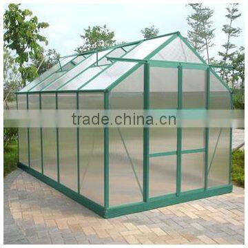 hot-selling 4mm polycarbonate commercial flower greenhouse HX65123