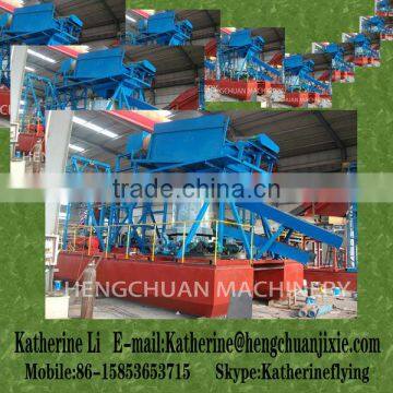 China Designed River Gold Suction Dredger For Sale