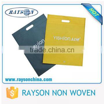 Thermocompression Printing Plain Top Handle Non Woven D Die Cut Bag photo-6