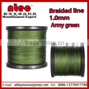 100M-2000M Army Green 6-300LB 100%PE Braid Fishing Line photo-3