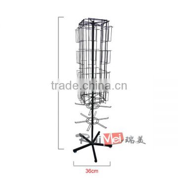 Floor Standing Metal Wire Display Stands for Business Cards