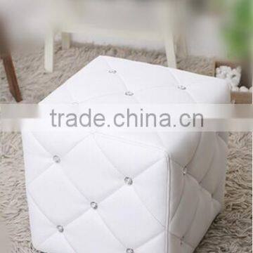 Made from SinoFur Best sale ottoman with crystal