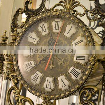 Antique Design Copper Grandfather Clock, Vintage Decorated Floor Clock, Art Gold Royal Floor Clock photo-4