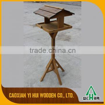 Wooden Bird House/ Garden Bird Cage for Birds With Stand photo-6