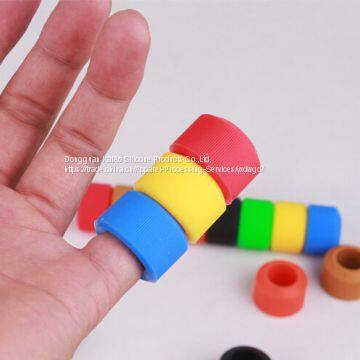 Hot Selling Rainbow Silicone Bike Handle Bar Gripper photo-4