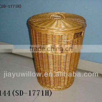 Wicker Trash Can photo-5