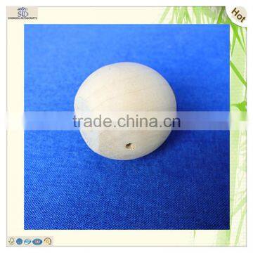 China Factory Ball Shape Poplar Wooden Candle Stand Holder photo-3
