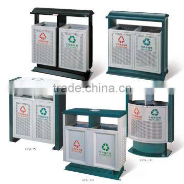 Metal Public Dustbin for Hotel Garden Park Hospital Airport School photo-4