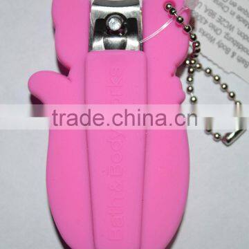 Promotion Gifts Supplier Manicure Bbw Stainless Steel Silicone Case Nail Clippers