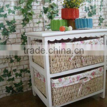 Hot Sale Modern Style White Wooden Cabinet With 2 Drawer photo-6