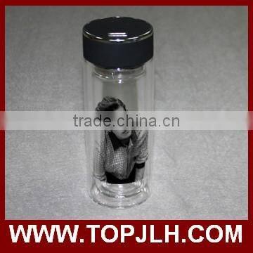 Wholesale Double Wall Sublimation Blank Glass Dring Water Bottle photo-3