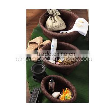 BASKET/Woven rattan basket/DECORATIVE BASKET(DAYSPA) DS-WZ81004