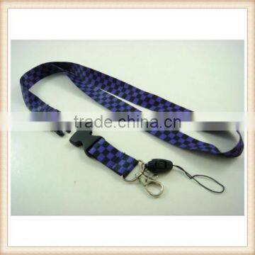 Purple checker Lanyard, ID card holder, Key Neck Strap Lanyard, Phone Neck Strap