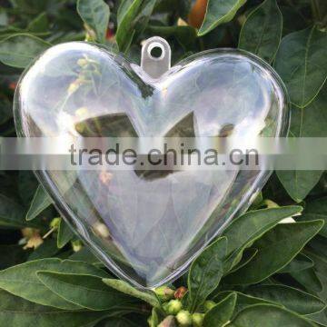 Plastic Transparent Heart shape box