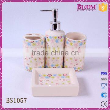 High quality white ceramic bathroom sets accessories