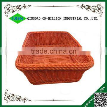 Wholesale Bulk Hand Woven Bread Tray Plastic Bread Basket photo-2