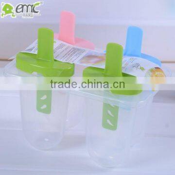 2097 PP plastic ice mould ice cream try with four areas