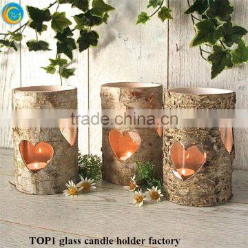 Tree Branch Candleholders Wooden Tealight Holders