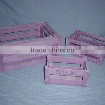 Wooden Farmers Fruit Vegetables Market Crates photo-4